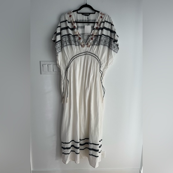 Zara Dresses & Skirts - ZARA Limited Edition BEADED KAFTAN DRESS Women’s XS/S NEW bloggers favorite‎